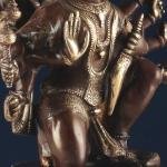 Brass Panchmukhi Hanuman Dual Tone Chola Idol | 13.5" x 9" x 7.5" (34.3 x 22.9 x 19.1 cm) | 9 kg Five-Faced Sacred Art | Heritage Murti